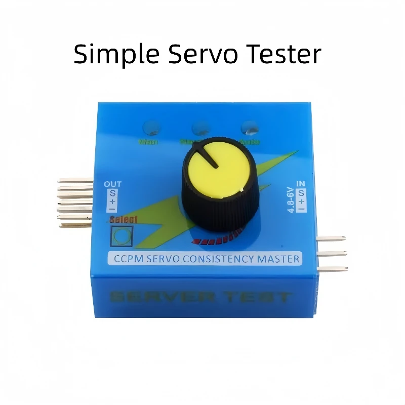 

Simple small servo ESC tester DIY brushless fan model aircraft motor governor mini small volume PWM