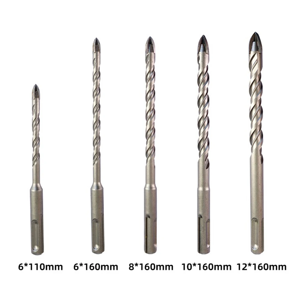 Drill Kit Tools Tile Porcelain Drill Bit SDS PLUS Shank Carbide Drill Drilling For Ceramic Stone Tools Kit Set