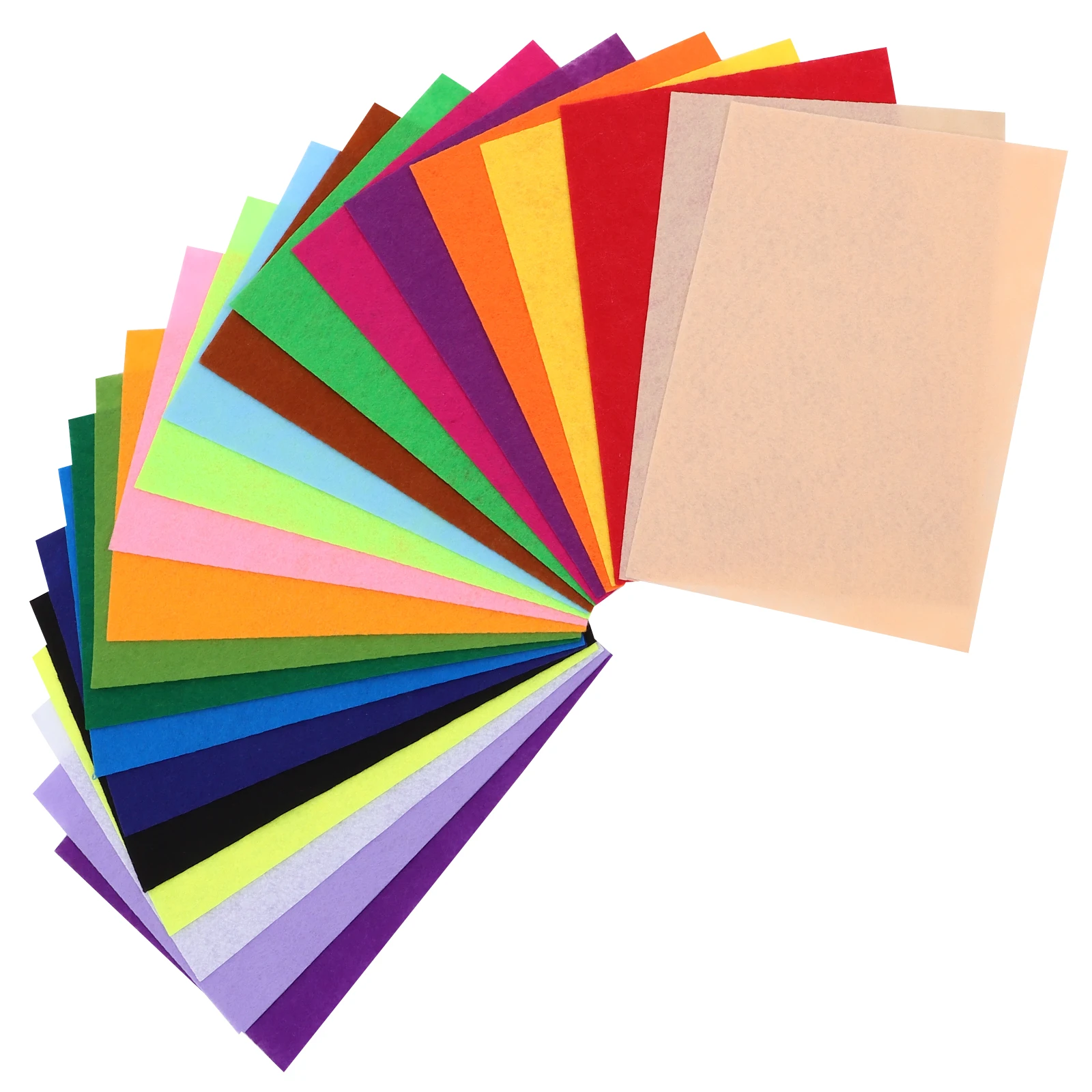 

22pcs Colorful Fabric Craft Diy Sewing Patchwork Quilting Projects Solid Color Squares For Crafts Home School Kindergarten