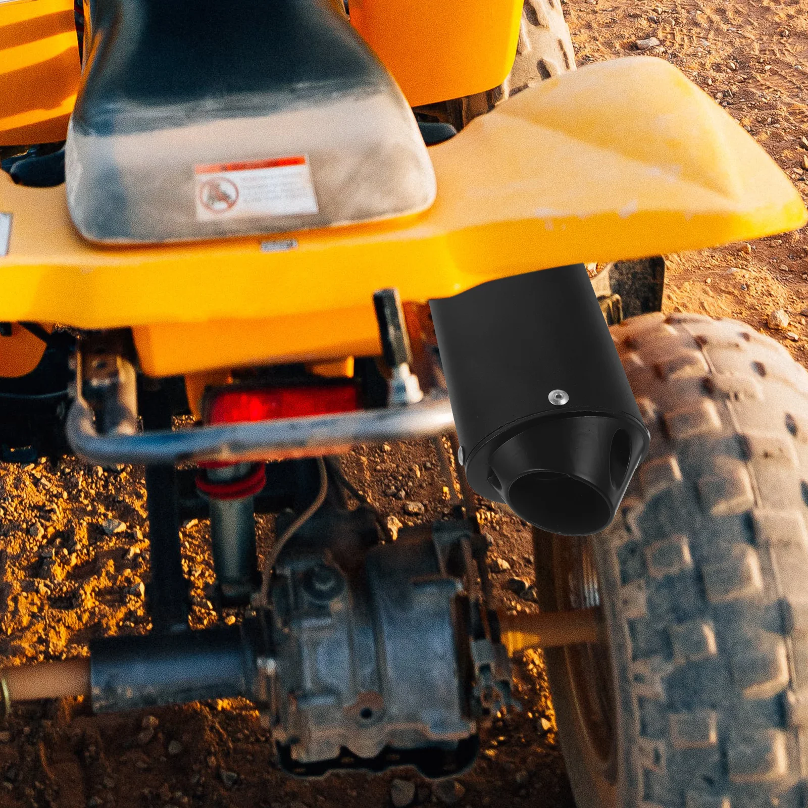 

Motorcycle Exhaust Tip 28Mm Solid Aluminum Alloy Shock Absorption Universal Replacement Muffler Tail Pipe for Atv Off-Road