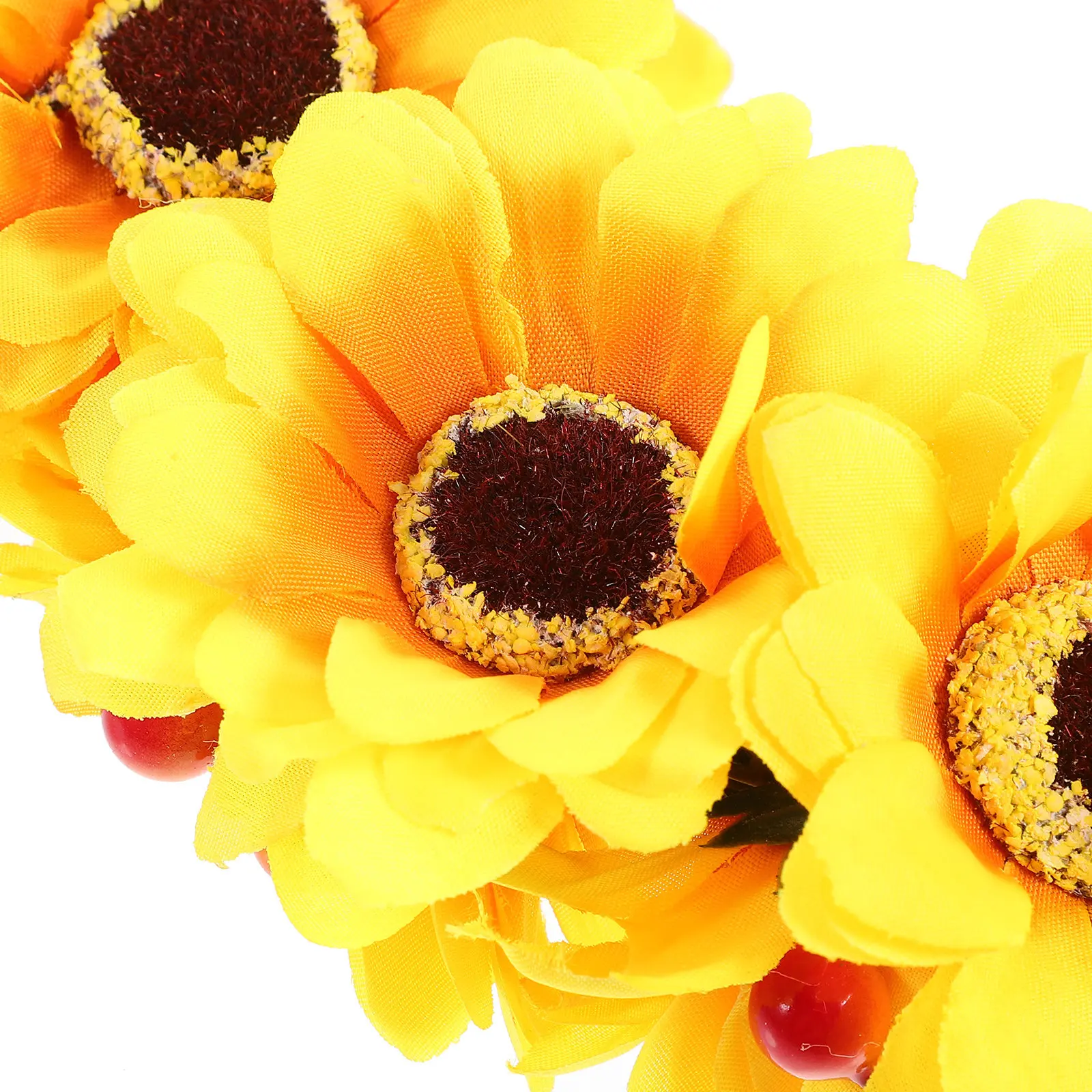 

Romantic Flower Headband Elegant Floral Hair Hoop Decorative Headpiece for Wedding Prom Party Cosplay Hair Accessories