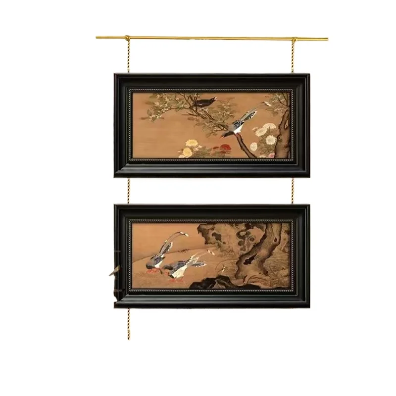 Dispositivo per appendere la pittura in ottone, pittura per appendere la pista, pittura decorativa retrò francese, sala espositiva per pittura artistica