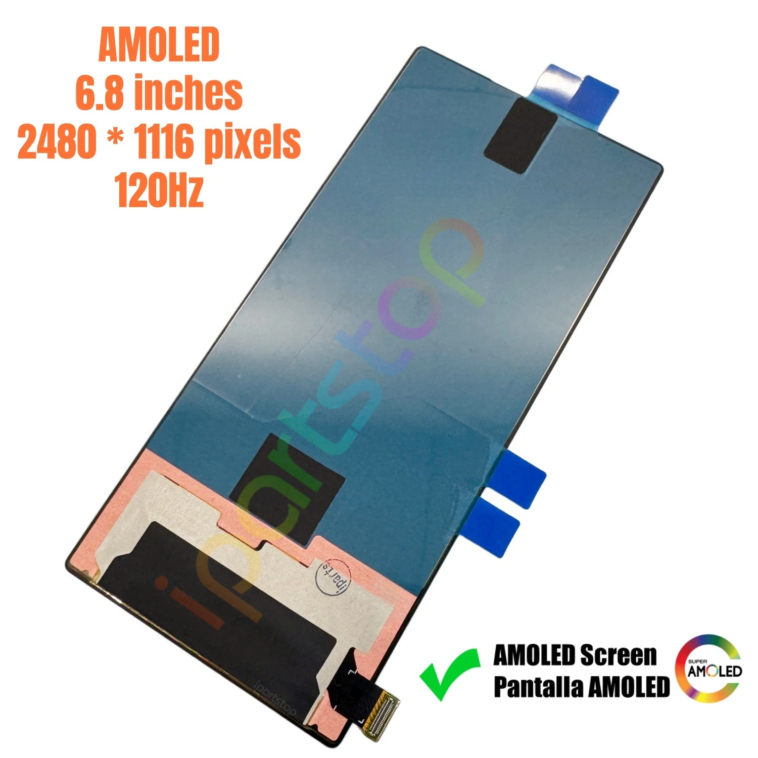 iParts Replacement New Display for ZTE nubia RedMagic Red Magic 9 9S Pro Pro+ 120Hz AMOLED Touch Screen Digitizer Assembly OEM image 2