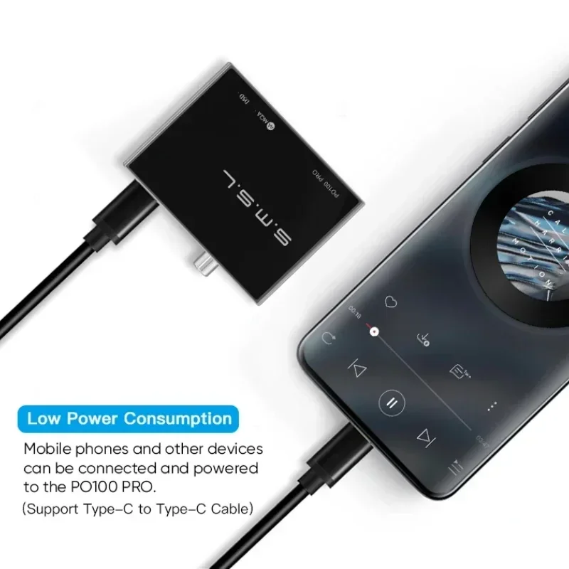 SMSL PO100 PRO USB 디지털 인터페이스 MQA 디코딩 XOMS XU316 DSD64 광학 동축 DSD512 I2S 출력 32비트 768Khz PS5…