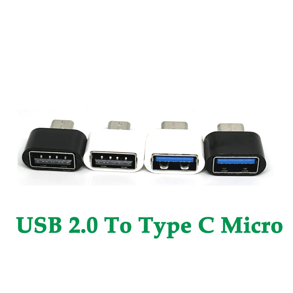 

Type C to USB Adapter 2.0 USB-C 2.0 Male OTG A Female Data Connector For MacBook Pro iPad Mini 6/Pro MacBook Air Type C Devices