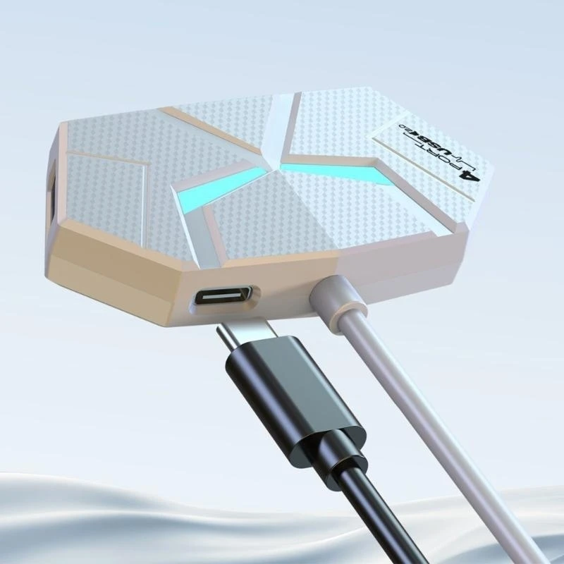 Porta espansione hub USB del computer non richiede energia esterna con dissipazione del calore per adattatori USB