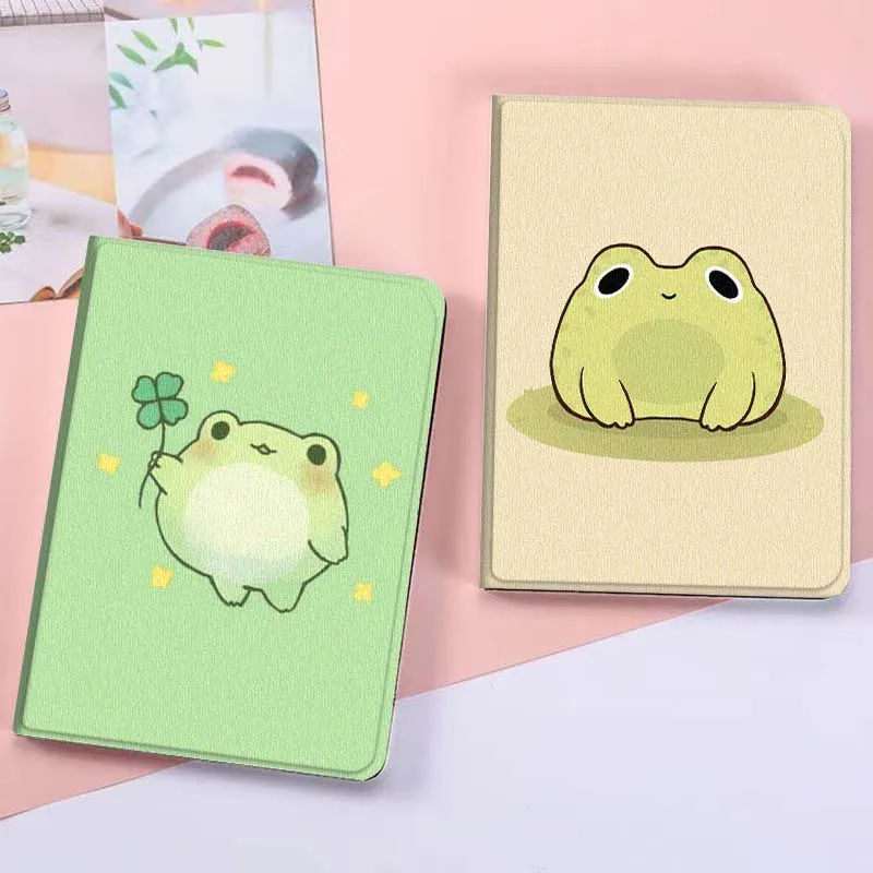 

Cute Fat Frog Image Gift For Xiaoxin Lenovo Tab Pad K11 K10 M10 P11 3rd Plus Pro Legion Y700 Y900 Gen4 2 Tablet Case