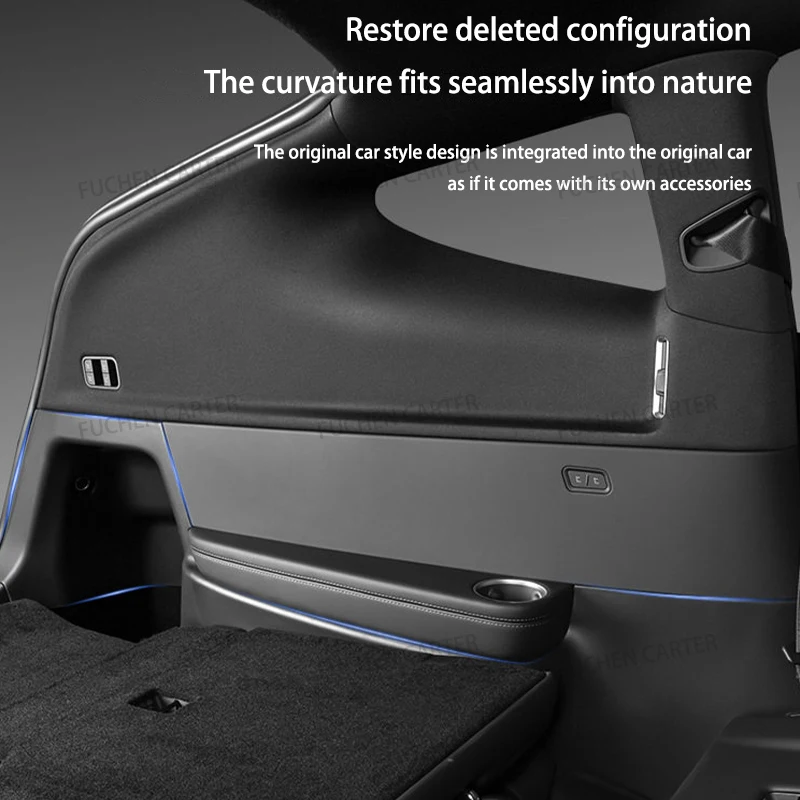 For New Tesla Model YL Launch 2026 Rear Trunk Side Anti-Kick Pad Full Coverage TPE Protection Kit Car Anti-dirty Pad Accessories