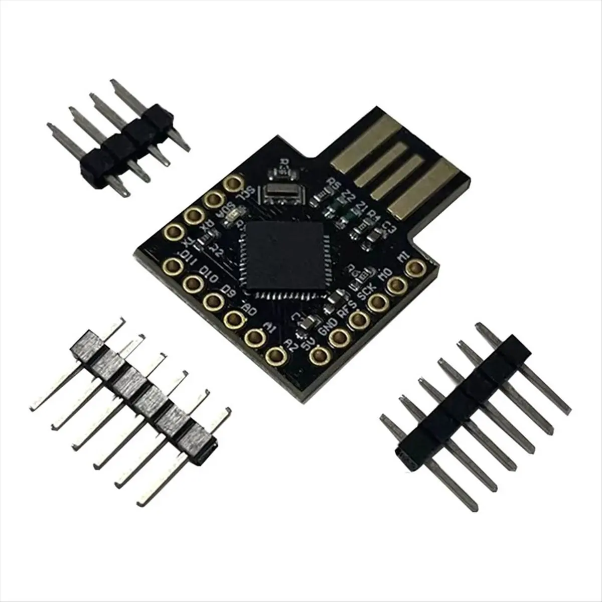 A64I For USB ATMEGA32U4 Mini Development Board PRO-MICRO Multifunction Portable Convenient Module,Black