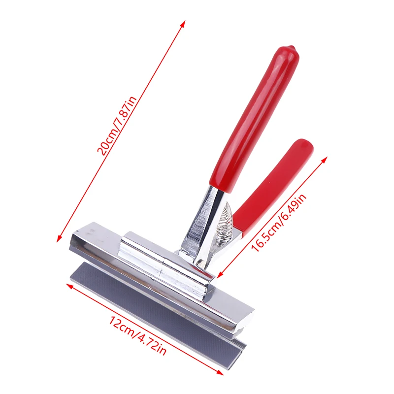 Alicate de alongamento de tela de liga de arte, alça de mola para barras de maca, ferramenta de enquadramento de artista, largura, haste vermelha, ferramenta de pintura a óleo