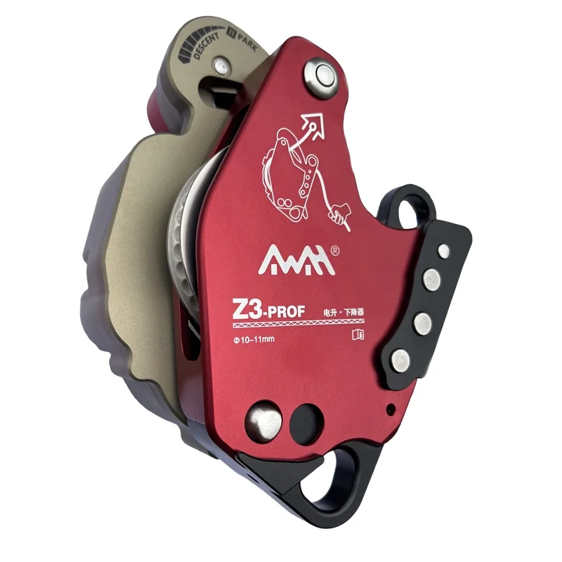 Z3 Safety Descender - High Altitude Work Controlled Rope Descent Device