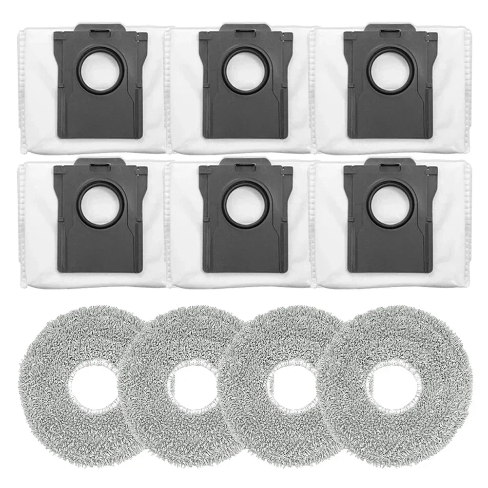 

1 Set Mop Pads Dust Bags For-Cecotec For-Conga X70 Robot Vacuum Cleaner Accessories Replacement Cleaning Parts Mops And Bags