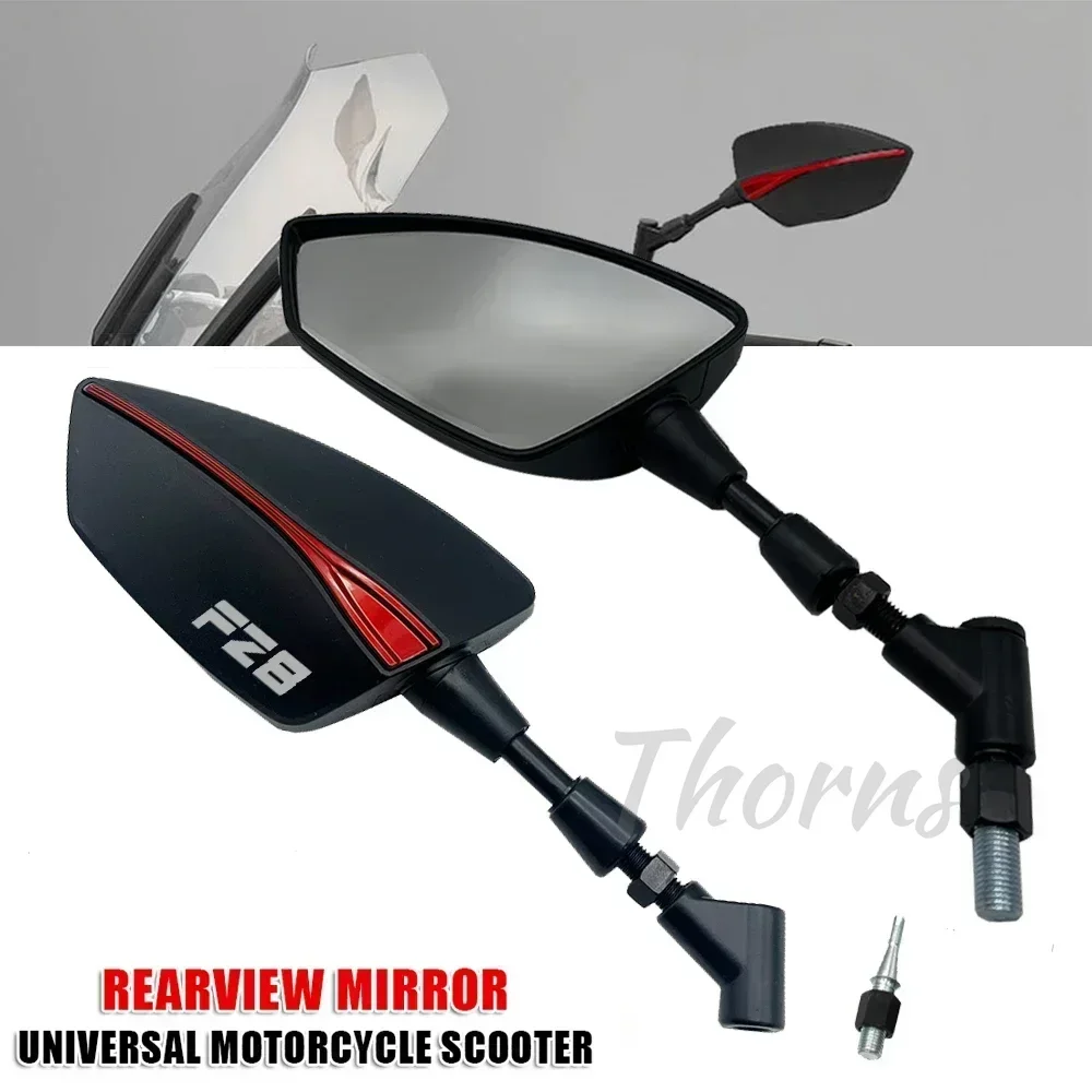 For YAMAHA FAZER  FZ8 N/S FZ8N FZ8S  S2 2010-2023 Motorcycle Adjustabale Side Rearview Mirrors Universal Rearview 2021 2020 2023