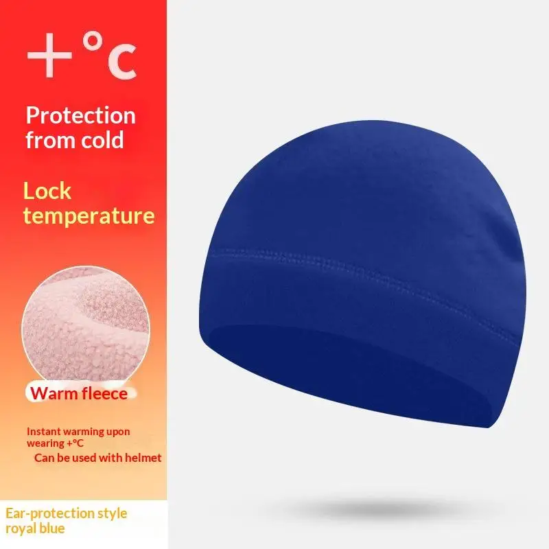 Warm Fleece Winter Beanie Soft Windproof Design For Cold Weather Skiing Hiking Camping Activities