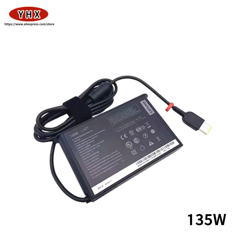 Suitable for Lenovo original THINKPAD X1 Extreme P1 R720 P51 135W ultrathin portable charger 135W 20V 6.75A 00PC762