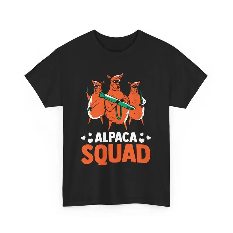 Alpaca Lover Zoo Party Llama Friendship Squad T shirt