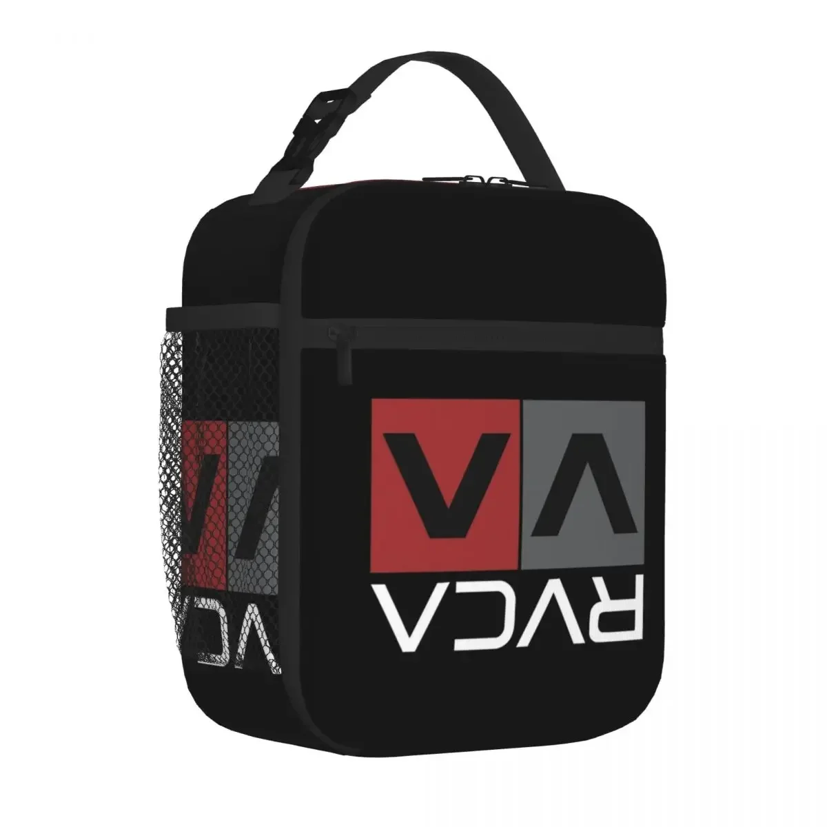 Classic Rvca Clothes Insulated Lunch Bags Resuable Picnic Bags Thermal Cooler Lunch Box Lunch Tote for Woman Work Kids School