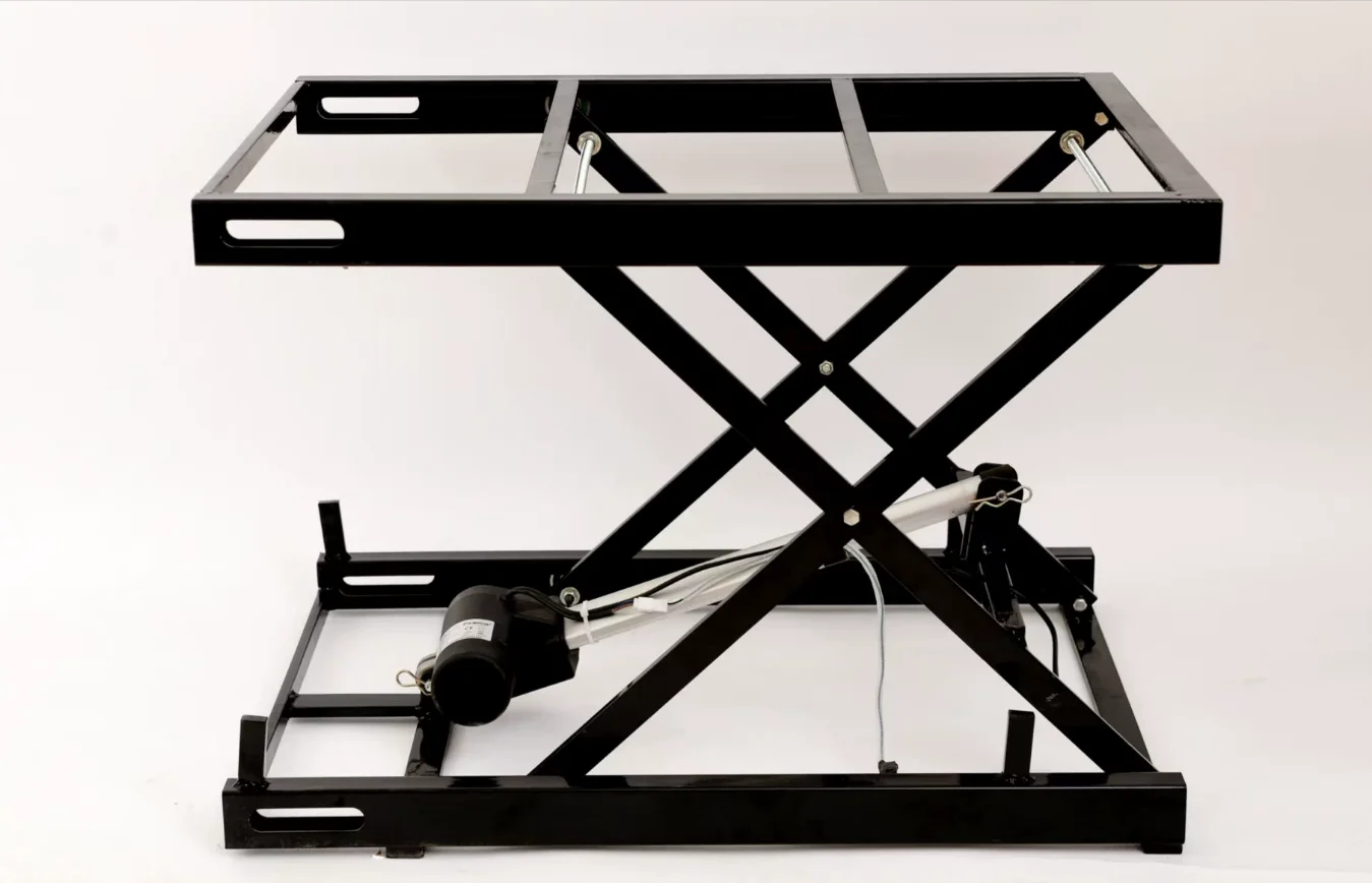 24V Mini Electric Scissor Lift Table, Height Adjustable Lifting Platform for Drone Support Stand Coffee Table Scissor Lift