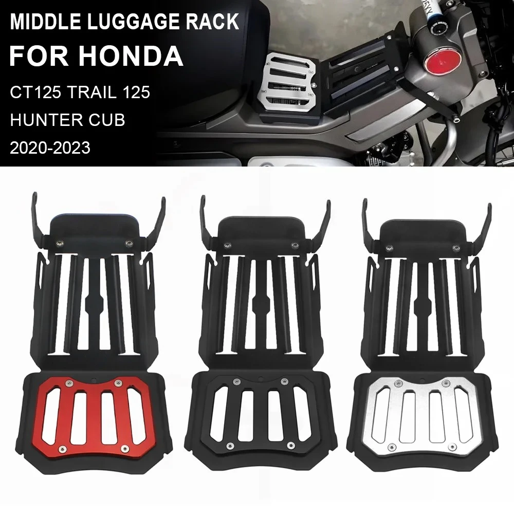 Center Luggage Carrier Rack Storage Rack Middle Shelf Support Bracket Holder For Honda CT125 Trail 125 Hunter Cub 2020-2023