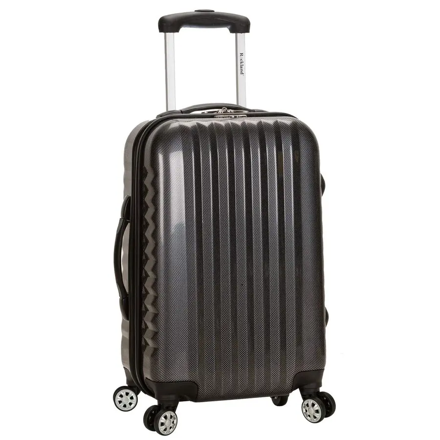 

Hardside Spinner Wheel Luggage, Carbon, CarryOn 20Inch