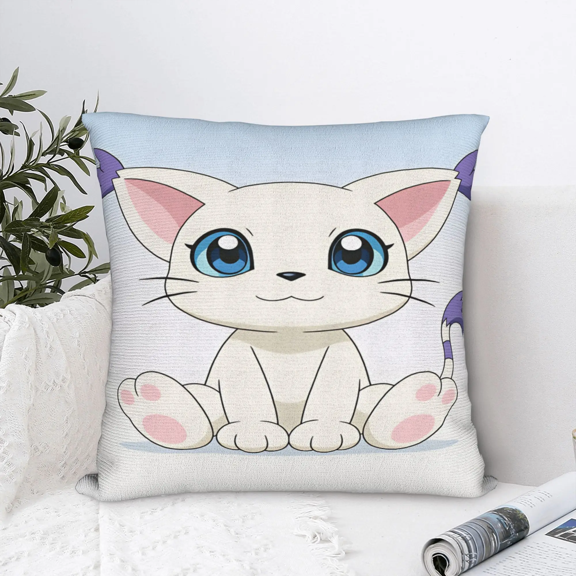 Pillow Case Digimons Custom  Pillow Cover For Sofa Home Decor Fashion Pillowcases