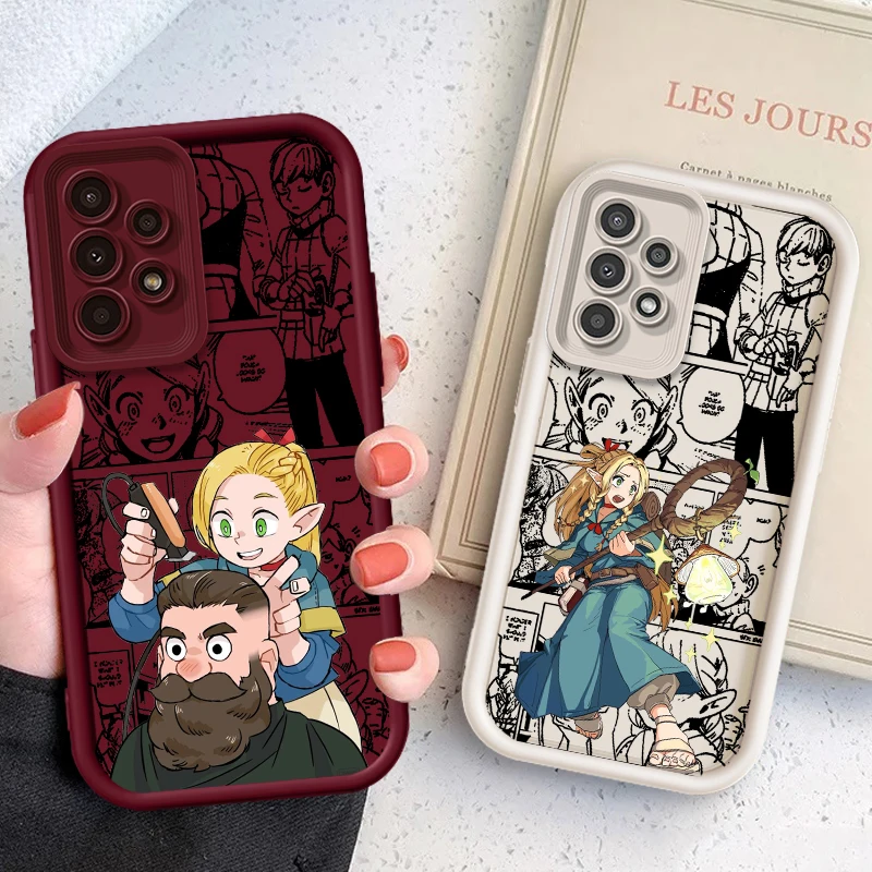 

Delicious In Dungeon Cartoon For Samsung A73 A71 A54 A53 A52 A51 A33 A32 A21S A14 A13 A12 A03 A04 A05 5G Eye Ladder Back