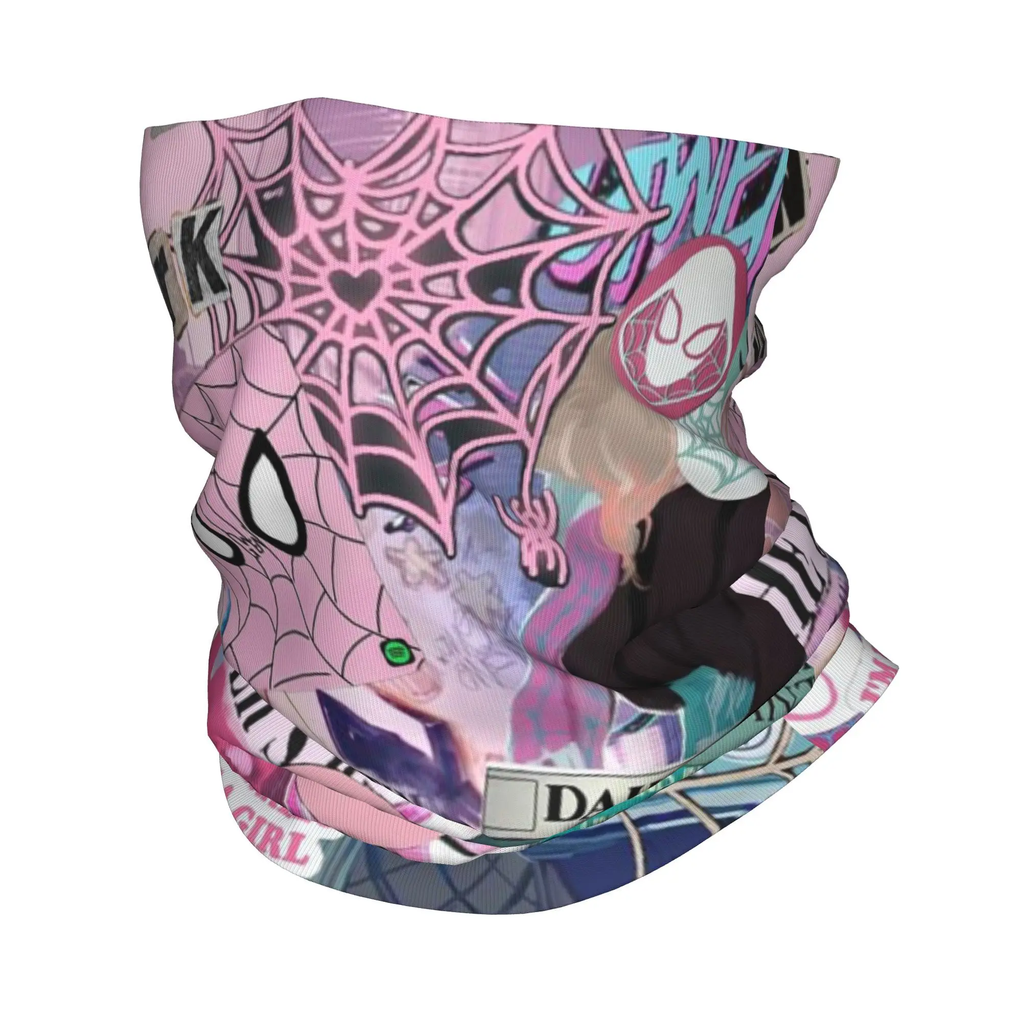 

Ghost Spider Gwen Bandana Neck Cover Printed Mask Scarf Multifunction Headwear Running Unisex Adult Windproof