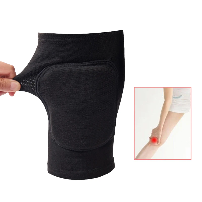 1PC Sports Compression Elastic Knee Pads Thickened Sponge Knee Brace Support for Arthritis Relief Dancing Fitness Training