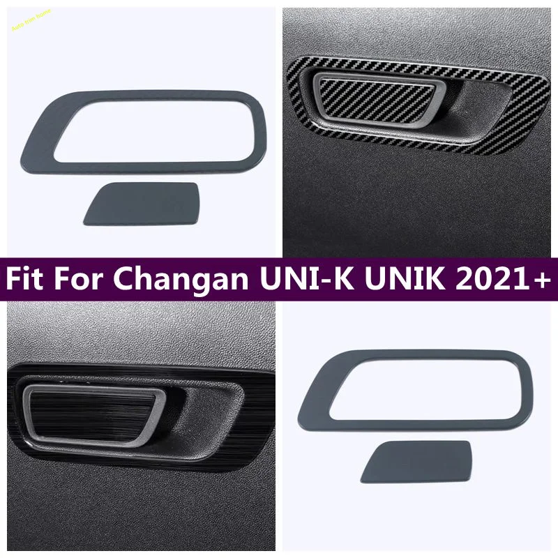 

Glove Box Handle Copilot Storage Clasp Hand Bowl Sequins Sticker Cover Trim For Changan UNI-K UNIK 2021 - 2024 Car Accessories