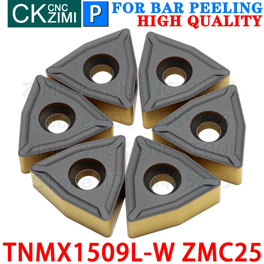 TNMX1509L-W ZMC25 Carbide Inserts Skinning Turning Inserts Heavy Cutting Tool CNC Machine Cutter Tool Steel Pipe Peeling Knife