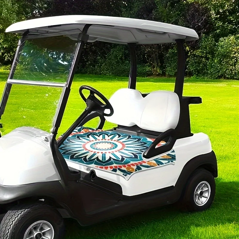 Floral Golf Cart Seat Cover 4