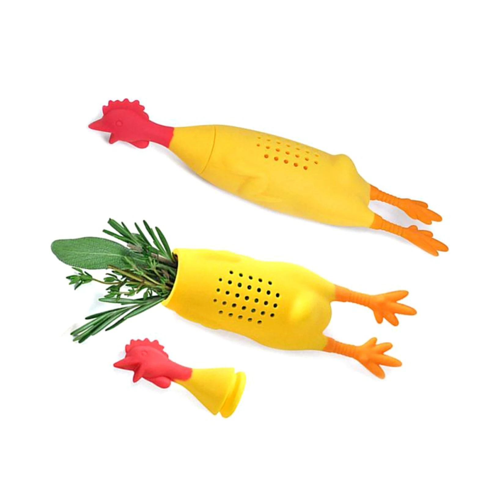 Creative Silicone Eco Friendly Chicken Seasoning Stew Soup Soup Seasoning Package Filter Soup Container Kitchen Small Tools New