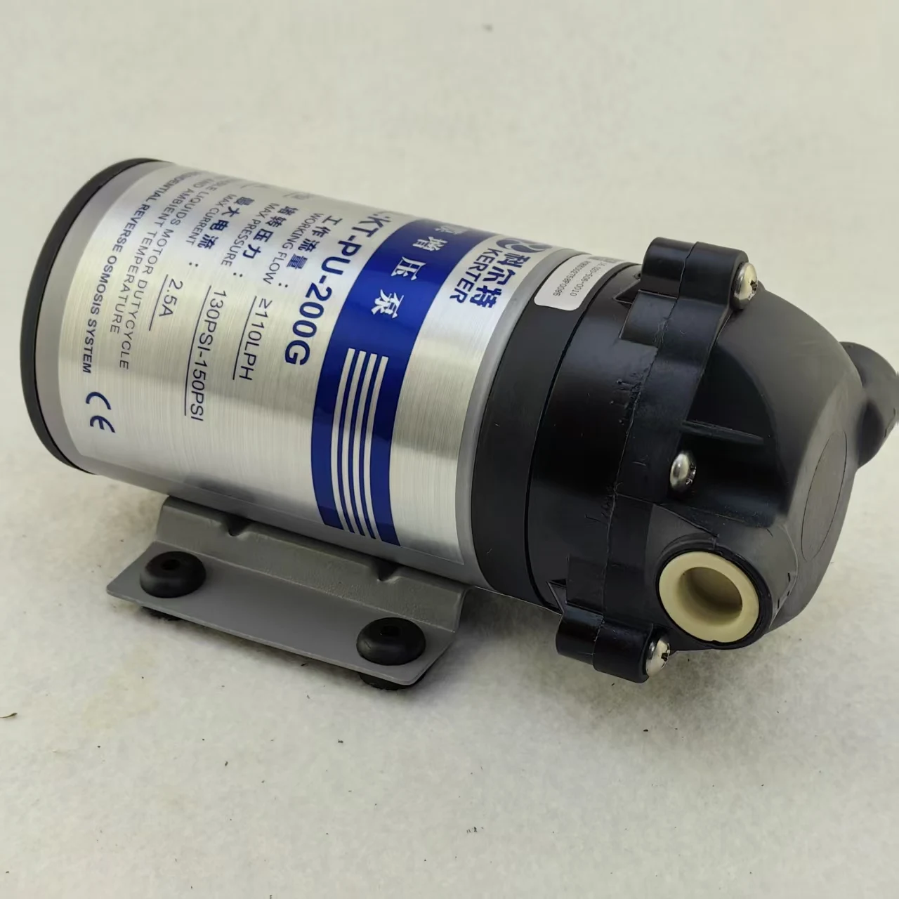 Nuotrilin 24v 200gpd RO Booster Water Pump for Reverse Osmosis System Pressure Increase G3/8 Port
