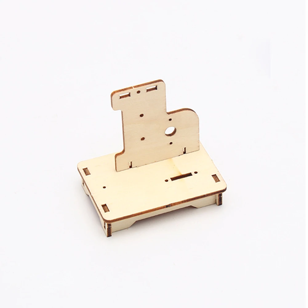 Wooden Hand Cranked Generator Assembled Puzzles Exercise Judgment and Discrimination Educational Early Learning Toy