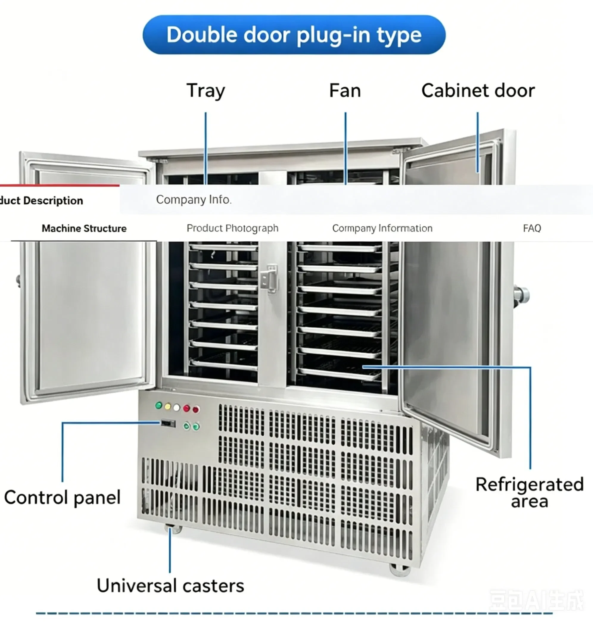 Shock Freezing Equipment Liquid Nitrogen IQF Freezer for Commercial & Industrial Use
