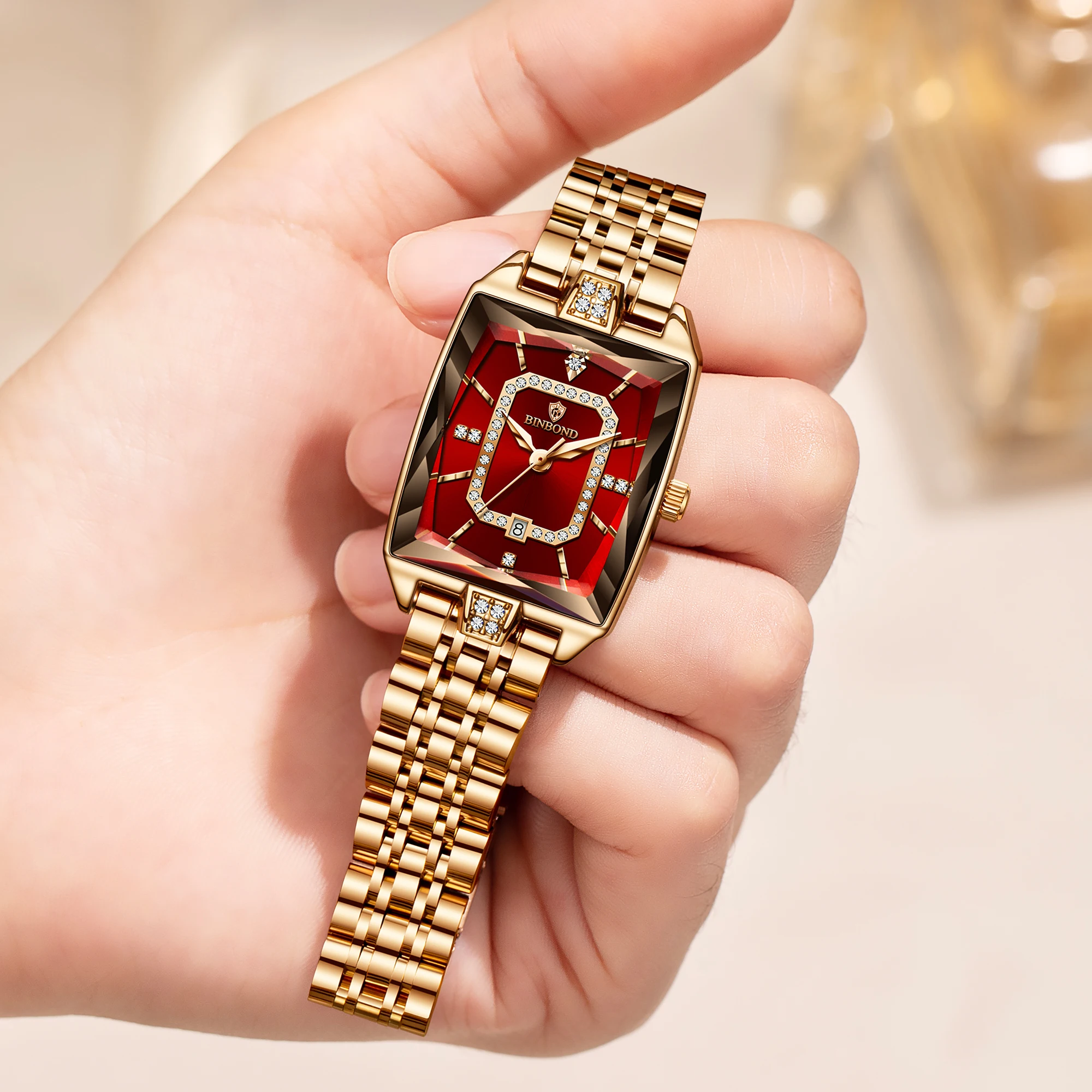 BINBOND 방수 여성용 시계 여성 손목시계 쿼츠 시 - Jewelry Watches Women 리뷰 및 가격