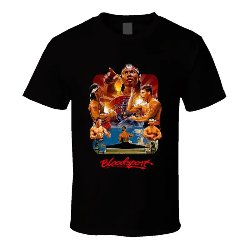 Bloodsport 80s Marial Arts Movie Fan T Shirt