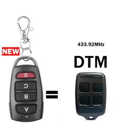 DTM Garage Door Rmote Control Opener 433.92MHz Fixed Code Clone DTM Garage Door Wireless Transmitter Electronic Gate Control