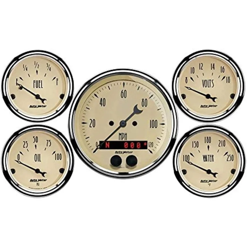 

Auto Meter (1850) 5-Piece Gauge Kit