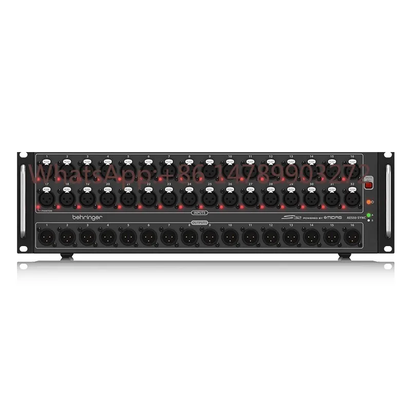 Caja de Interfaz de Mezclador Digital para Conferencias y Actuaciones en Escenario MIDAS DL16 / DL32, Caja de Escenario Midas DL32 con 32 Preamplificadores de Micrófono Midas
