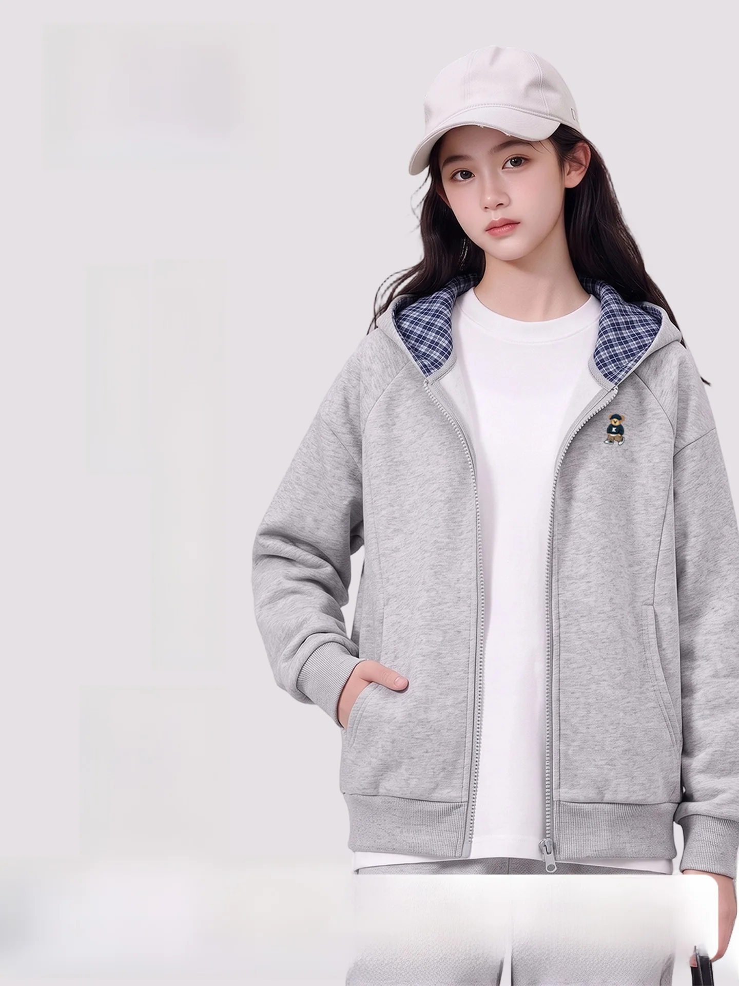 veste-d'exterieur-confortable-pour-filles-vetement-d'automne-mode-adolescente-respirante-melange-de-coton-et-de-polyester-coupe-standard-zhejiang