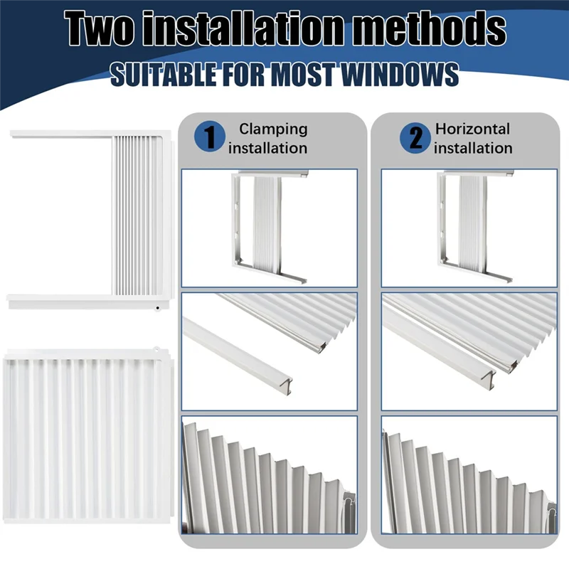 A88E-Complete Window AC Insulation Kit: 2 Sets Side Panels With Frame For 5000-20000 BTU Units