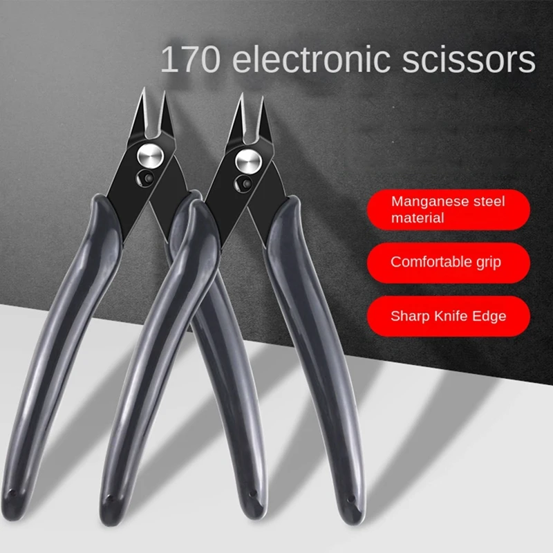 전자 절단 플라이어, 사선 깍지 플라이어, DIY 사선 플라스틱 사선 절단 플라이어, 170