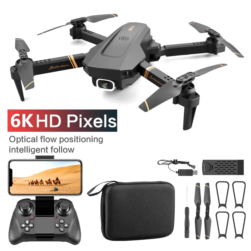 

3.7v 1500mah Battery Charger Propeller Remote Controller Protect Frame For V4 V-4 6k Rc Quadcopter V4 Accessories Blade