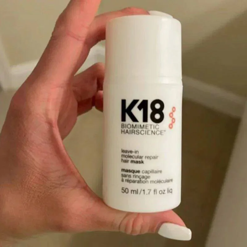 Original 50ml K18 Leave-In Molecular Repair Hair Mask Deep Conditioning Keratin Treatment Soft Hair Smoothing Healthy Hair Care
