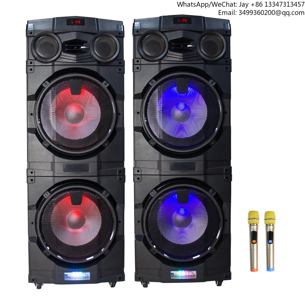 

Звуковая система для сценических выступлений, беспроводной глубокий басовый динамик, водонепроницаемый 15-дюймовый сабвуфер