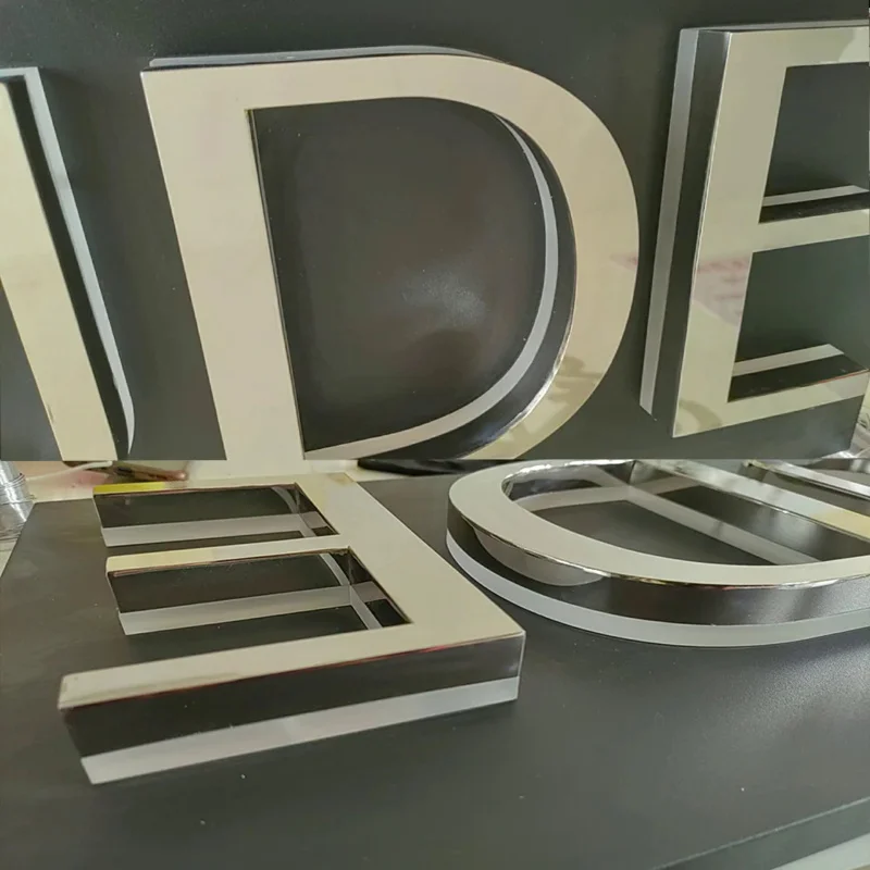 Letras de canal 3d, señalización, Led retroiluminado, personaje luminoso