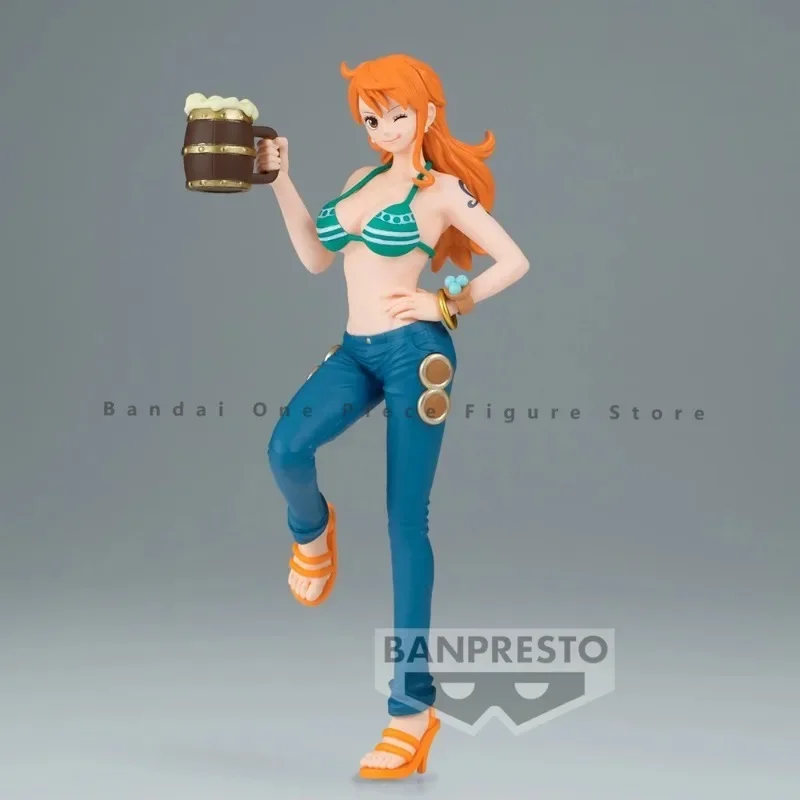 In Voorraad Originele Bandai Banpresto Pvc Nami Animatie Speelgoed Verzamelaar Anime Hobby Geschenken Model Echte Actiefiguren