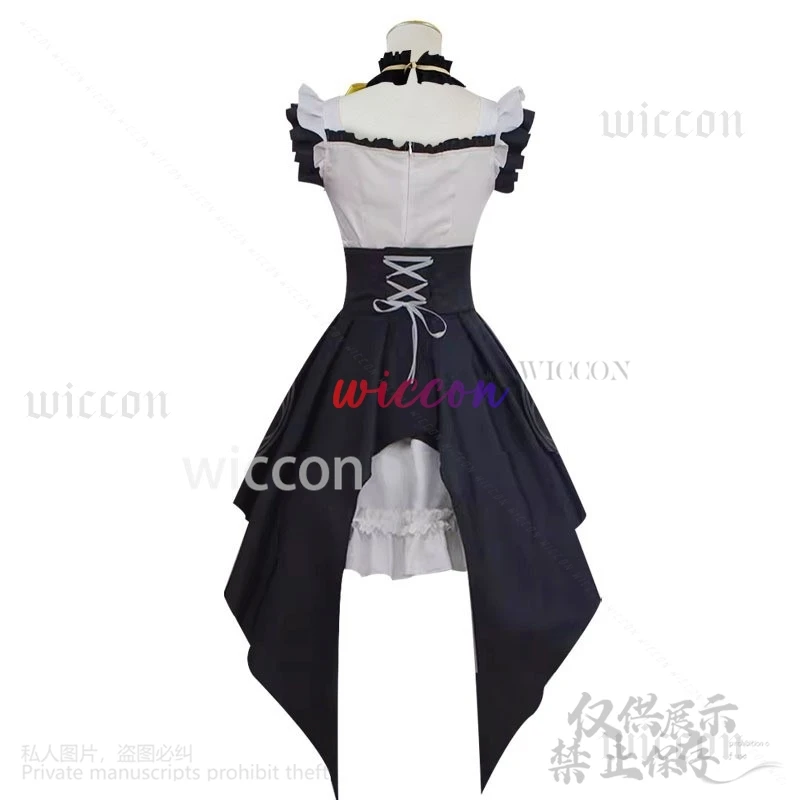 Anime Game Blue Archive Cosplay Iochi Mari Costume Lolita Dress Furry Cos Wigs Earwear For Halloween Christmas Girls Customized