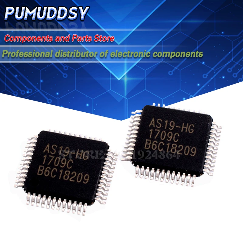 5PCS AS19-H1G AS19-HG QFP which version please leave a message 100% IC